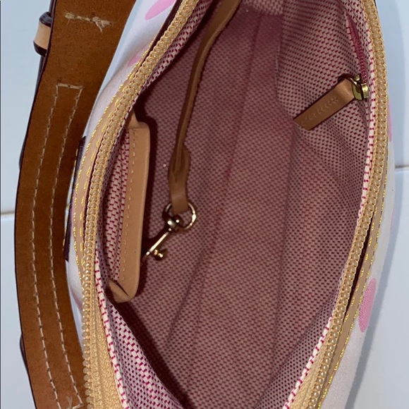 Dooney & Bourke Pink Polka Dot Bag - Picture 8 of 8